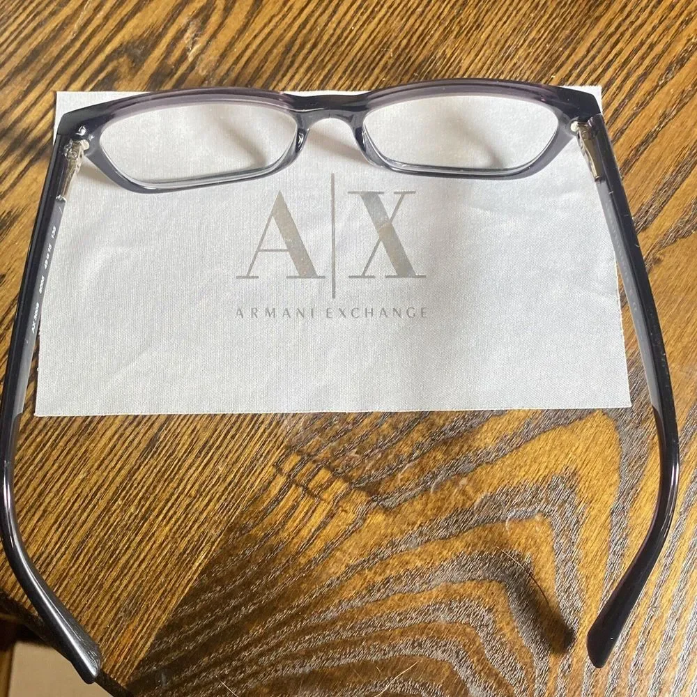 Armani Exchange AX 3008 8005 Ladies Eyeglass Frames‎ 49-15-135 Black